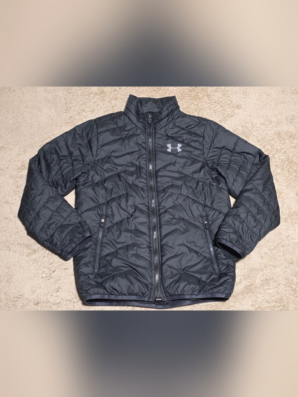 GUC Youth Under Armour Storm 2 Puffer Jacket Size Youth Medium Loose Fit Black